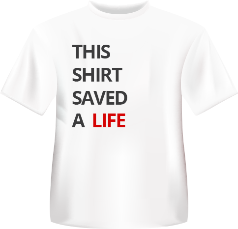 Save a life T shirt